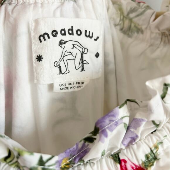 Meadows Bacopa Maxi Dress 2 White Floral NEW - Picture 6 of 9